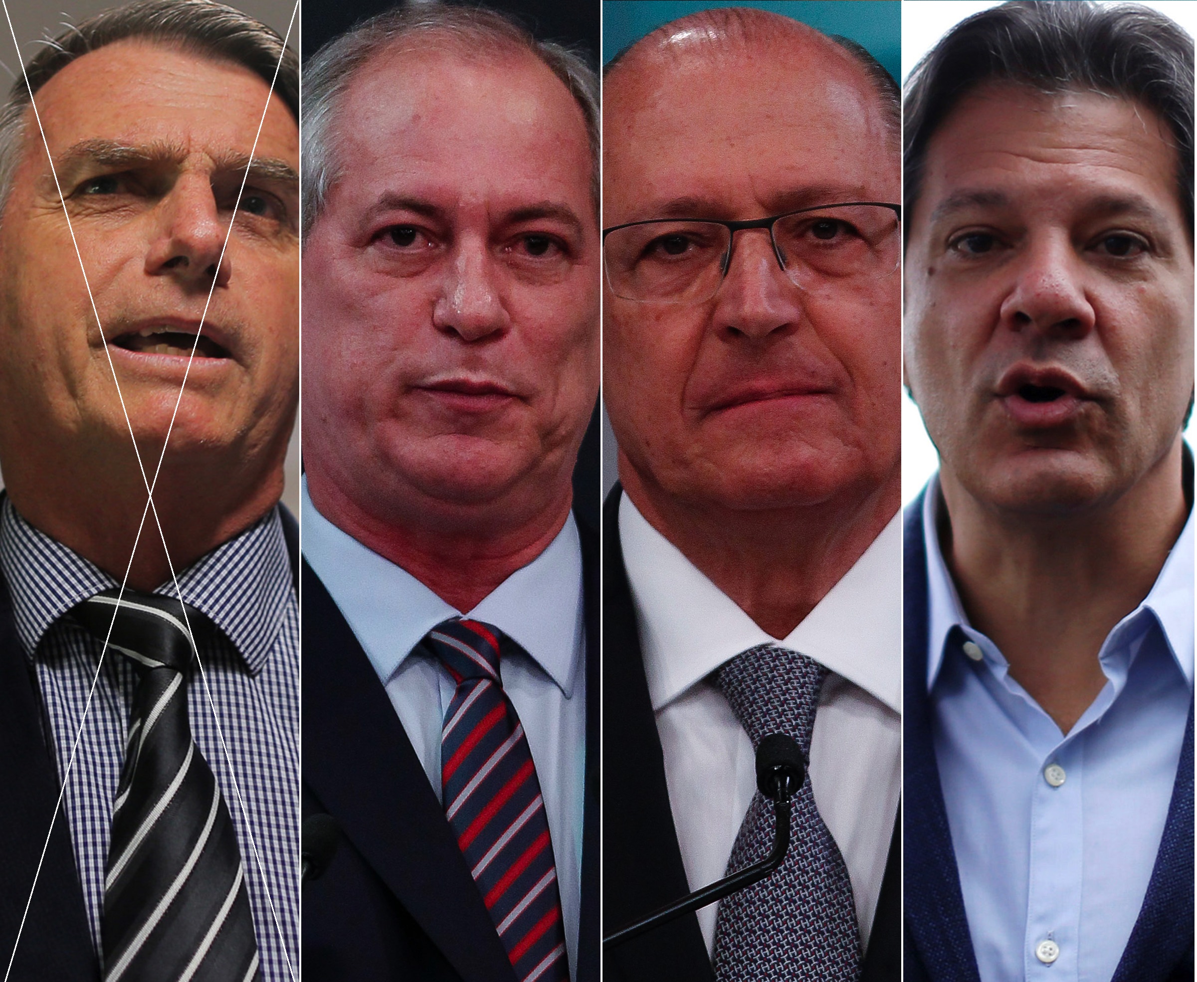 Ibope: Haddad, Ciro e Alckmin vencem Bolsonaro no segundo turno