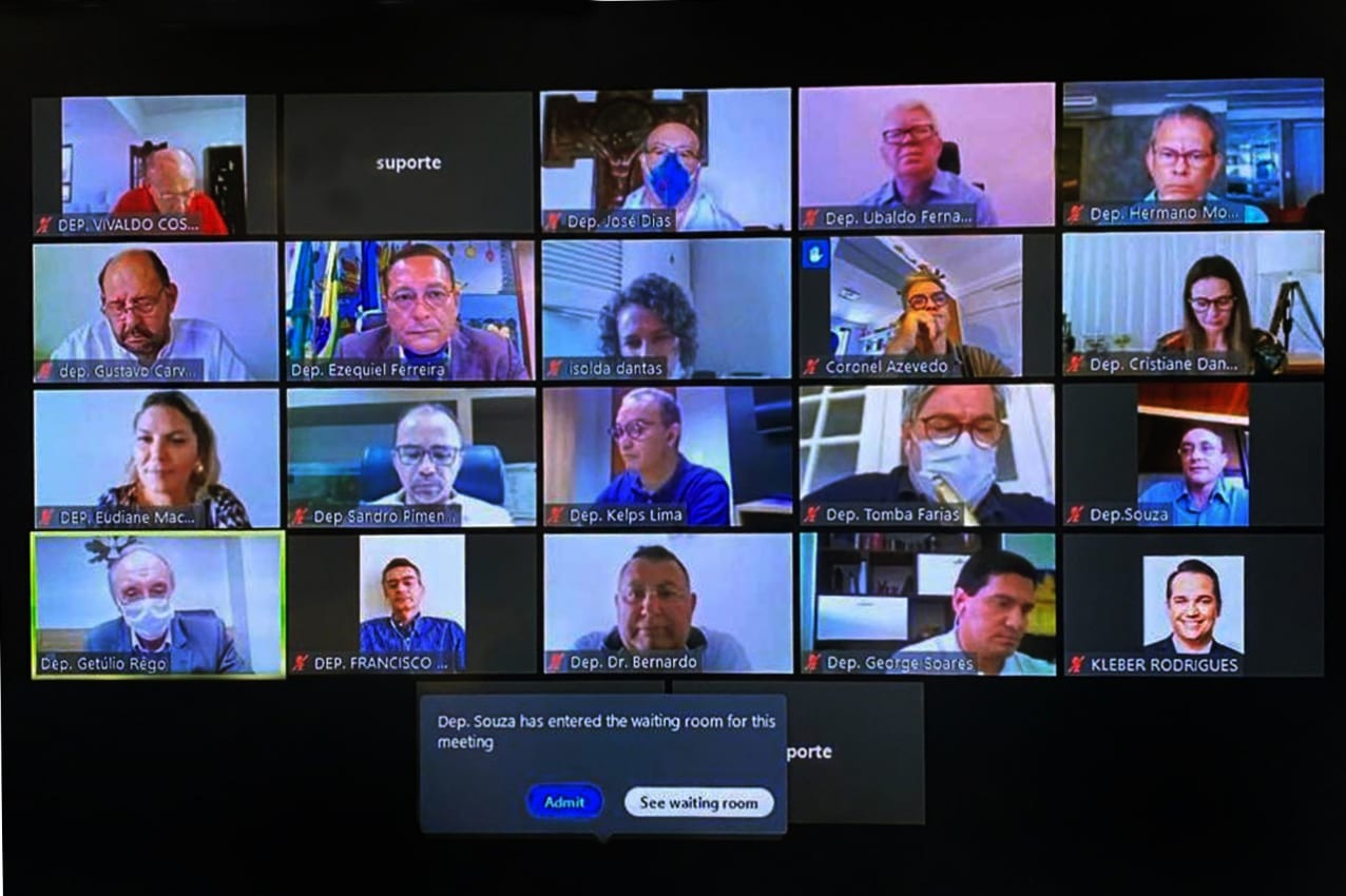 Deputados do RN realizam primeira sessão virtual da história para votar decreto de calamidade pública em 18 cidades