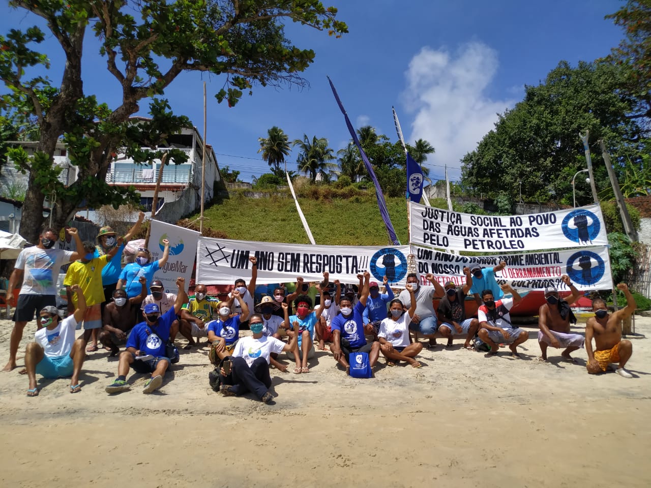 Pescadores do RN acionam Justiça para receber auxílio 1 ano após maior tragédia ambiental do litoral
