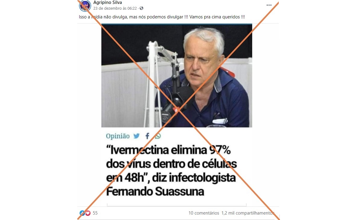 Agência de checagem desmente presidente do Comitê Científico de Natal, Fernando Suassuna