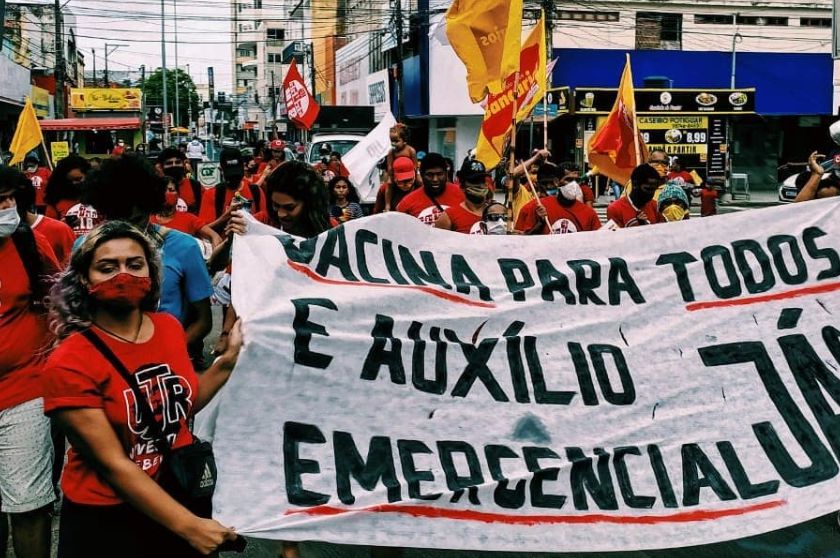 Movimento de luta nos Bairros, Vilas e Favelas cobra auxílio emergencial já e vacina para todos