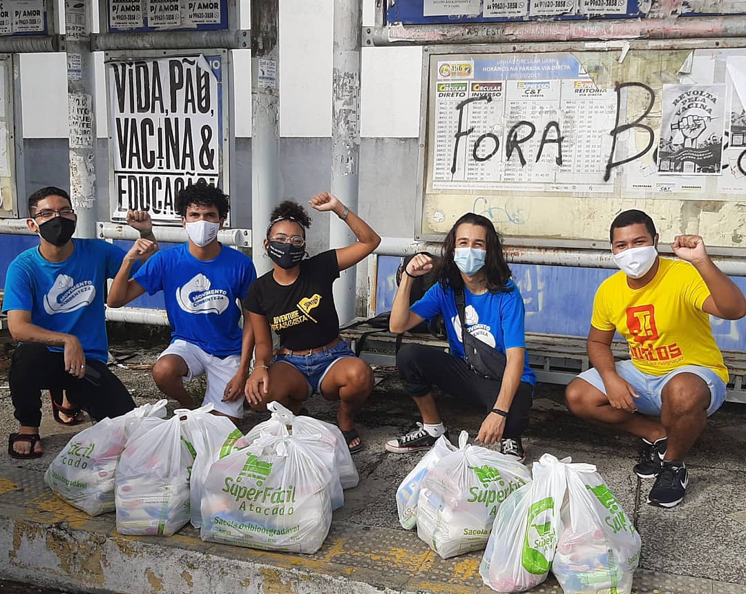 Brigada Solidária arrecada e distribui 1 tonelada de alimentos a estudantes em vulnerabilidade