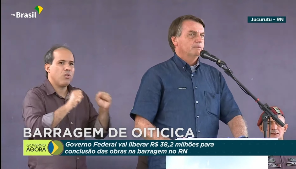 Em Jucurutu (RN), Bolsonaro diz ter um governo sem denúncias de corrupção