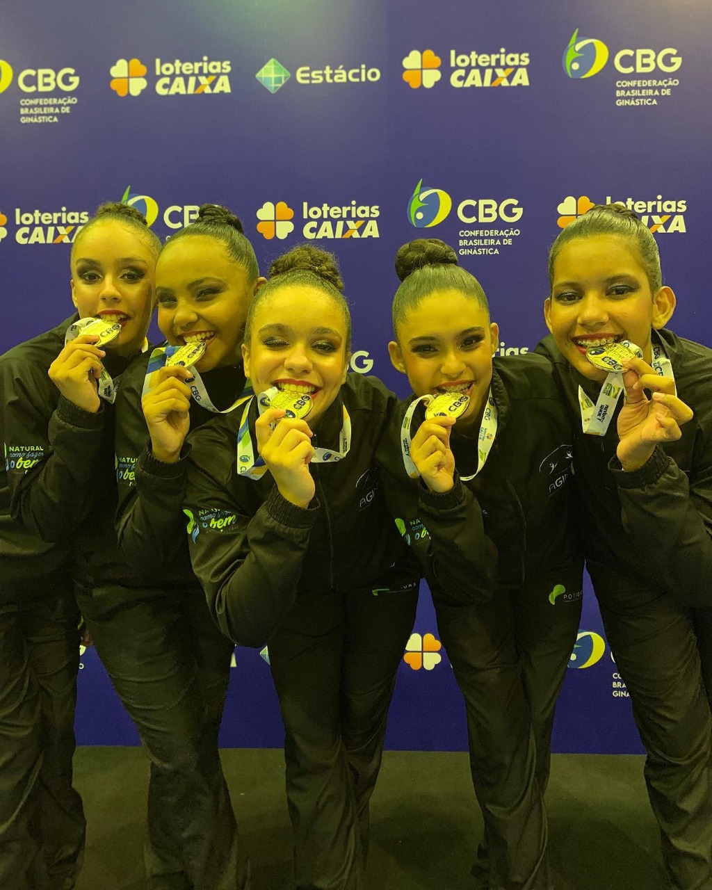 Atletas de Mãe Luíza conquistam ouro no Torneio Nacional de Ginástica Rítmica