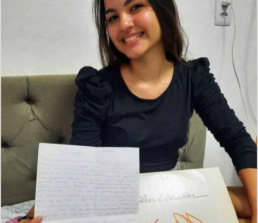 Carta de potiguar escrita para filha e perdida em discos dos Beatles reaparece na véspera de aniversário da menina