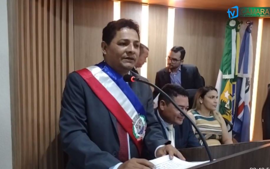 Eraldo Paiva, do PT, toma posse como prefeito de São Gonçalo do Amarante