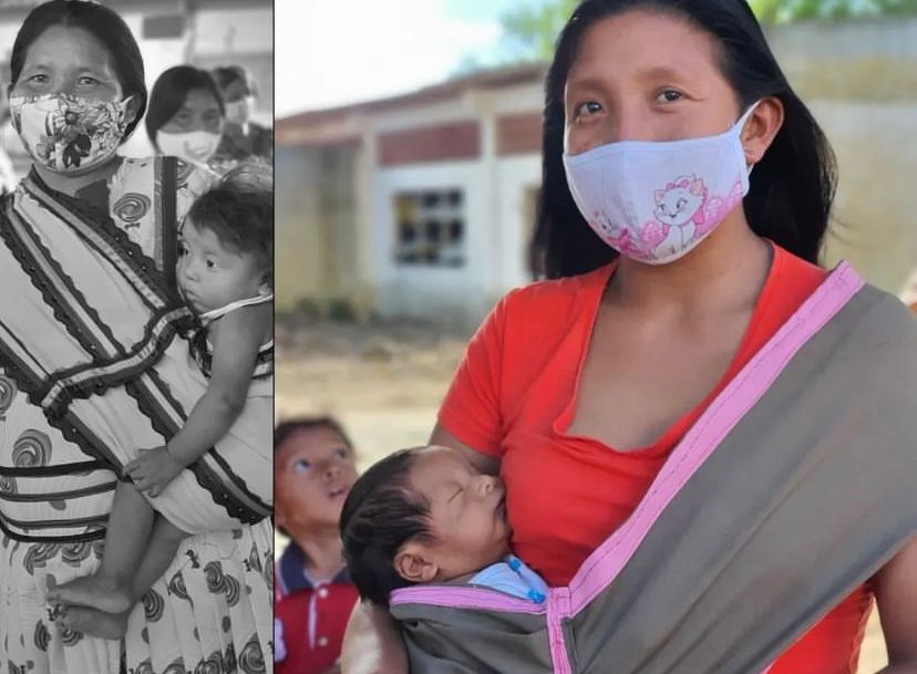 Duanakaja: projeto quer inserir no mercado brasileiro pano produzido por mães venezuelanas para carregar seus filhos