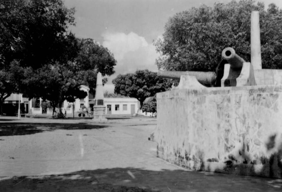 Praça André de Albuquerque em 1957 I Foto: reprodução Semurb
