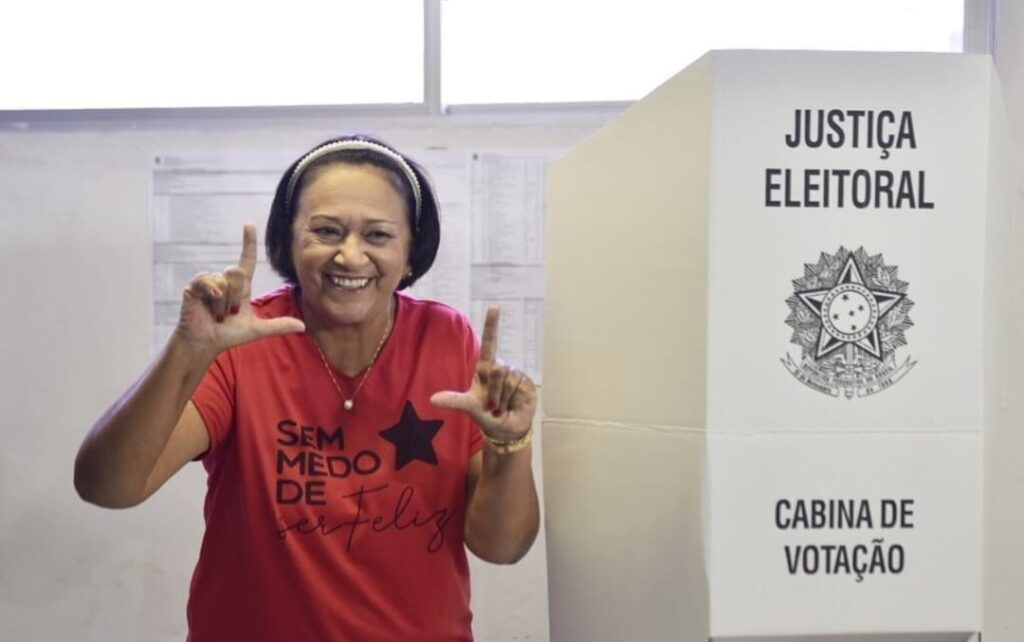Fátima vota no 1º turno das eleições 2022 I Foto: Elisa Elsie