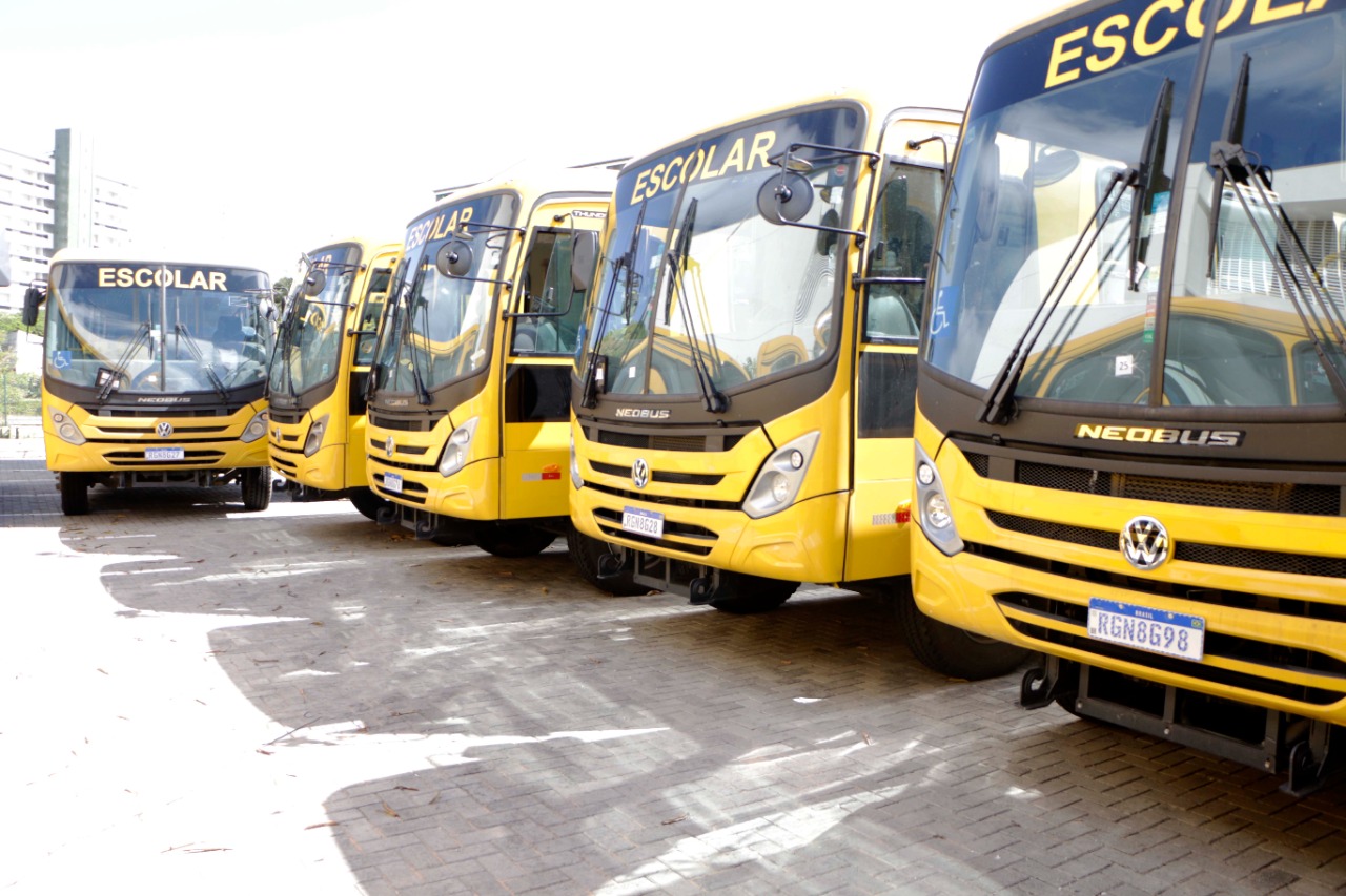 Frota do transporte escolar ganha 86 novos ônibus no RN - Saiba Mais