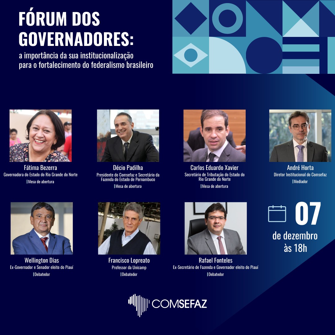 AO VIVO: Acompanhe o seminário sobre Federalismo e o fortalecimento dos estados no Brasil