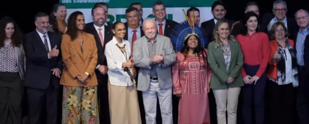 Lula anuncia nome de ministras I Foto: reprodução TVT