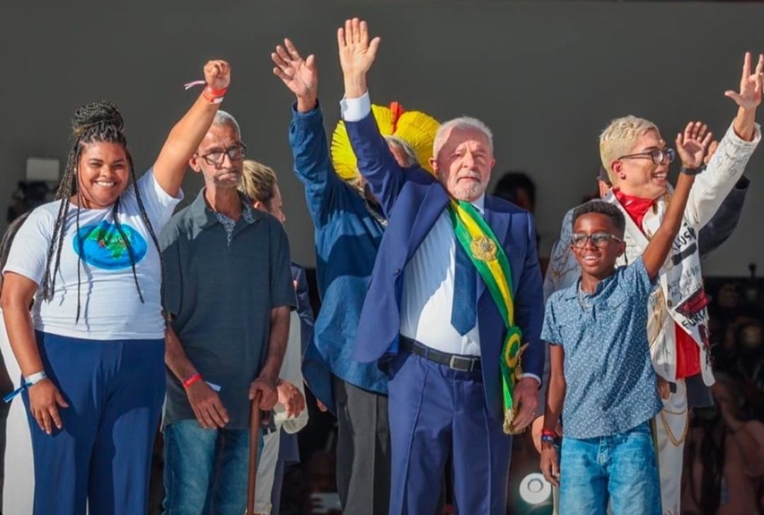 Lula recebe a faixa presidencial do povo brasileiro I Foto: Ricardo Stuckert