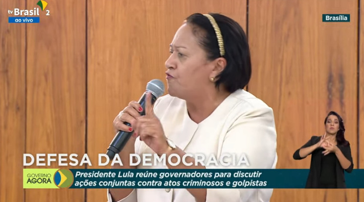 Fátima reafirma compromisso com democracia em reunião de governadores com Lula: “Não vamos abrir mão do Brasil que precisamos e merecemos”
