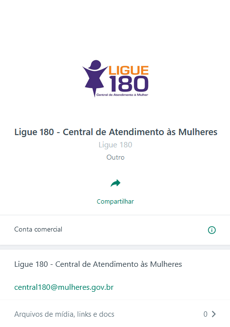 Governo do Brasil on X: Agora, o Ligue 180 passa a atender também por  WhatsApp! A central funciona por telefone e WhatsApp, 24 horas, todos os  dias da semana, de qualquer lugar