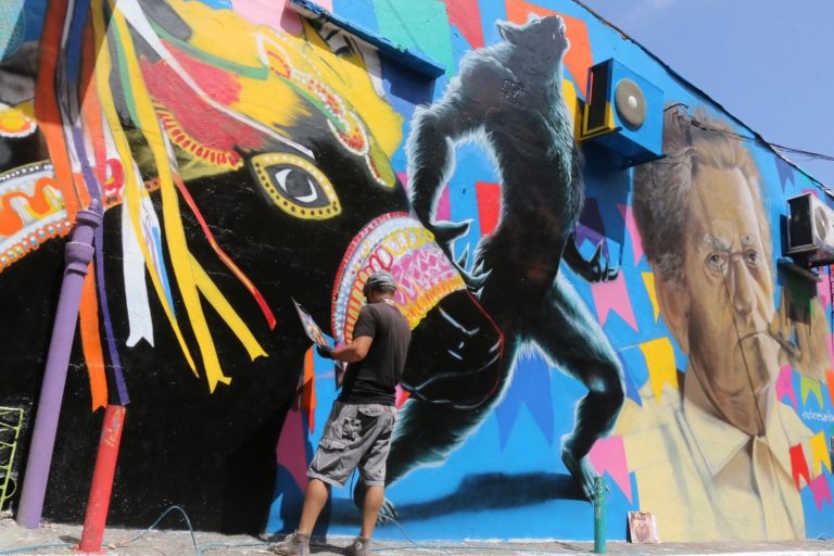 Beco da Lama e Espaço Cultural Ruy Pereira ganharão restauração dos murais de grafite