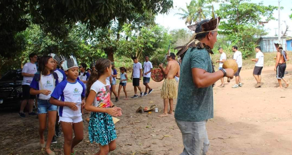 Eleotérios do Catu residem em área entre municípios de Goianinha e Canguaretama e têm primeira escola indígena do RN a ser reconhecida pelo MEC. Foto: Indígenas do RN/ Registro realizado em 2019.