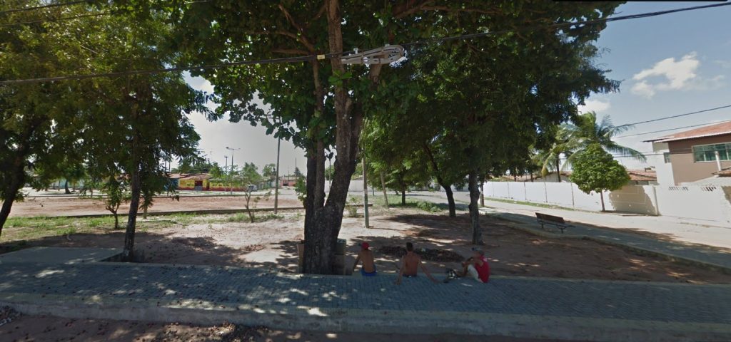 Praça onde ocorreu abordagem fica na rua Djanira Moura, no Conjunto Parque dos Coqueiros I Imagem: Google Maps