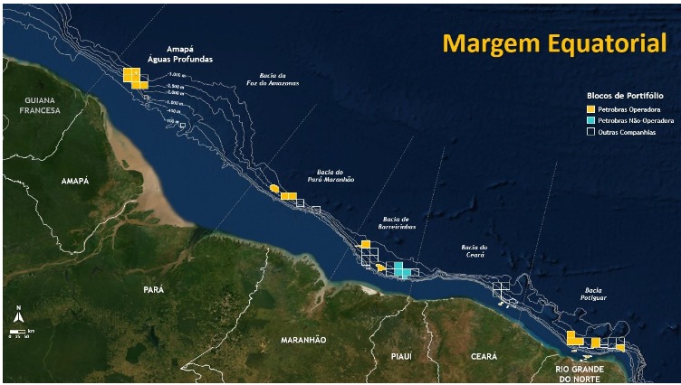 Margem Equatorial I Fonte: Petrobras