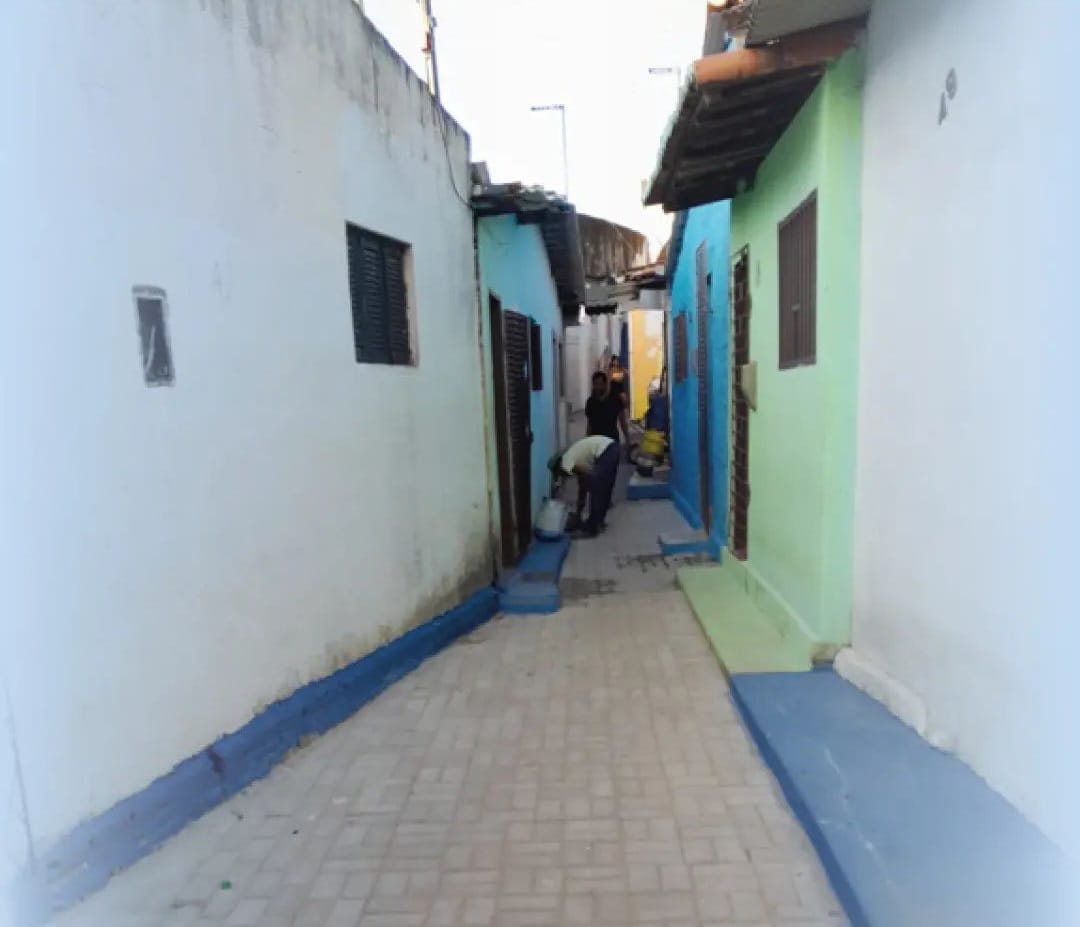 Rua da Comunidade do Jacó depois da intervenção I Foto: Salve Natal