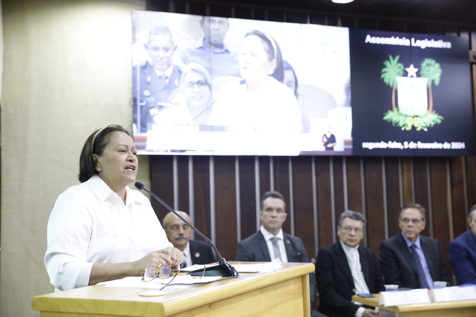 Governadora anuncia na ALRN novas metas e projetos para o RN