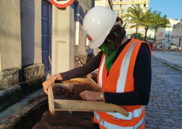 Apenas obra da Semurb na Cidade Alta possui acompanhamento arqueológico I Foto: reprodução Macaúba Cooperativa